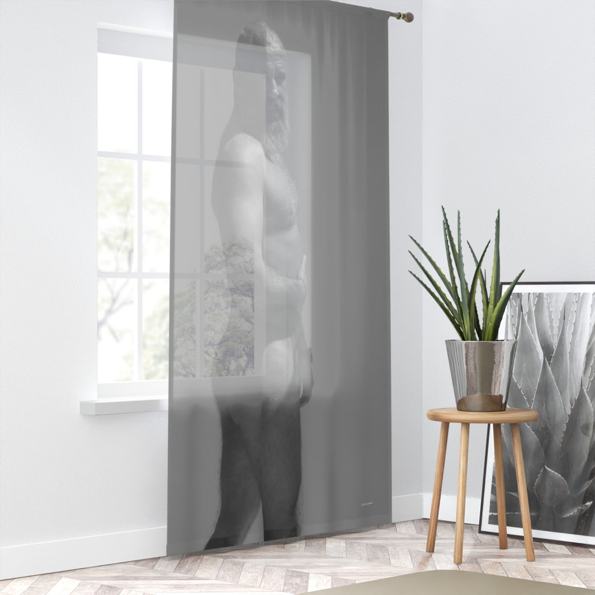 Andrey, Textured sheer Window Curtain
