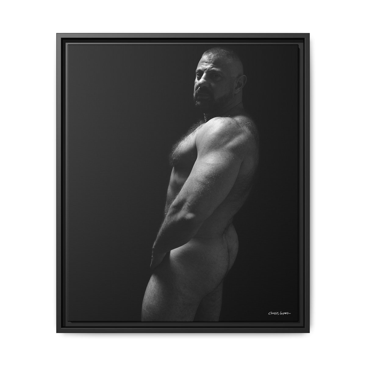 Bart, Giclee Print on Matte Canvas, Framed (Multi-color)