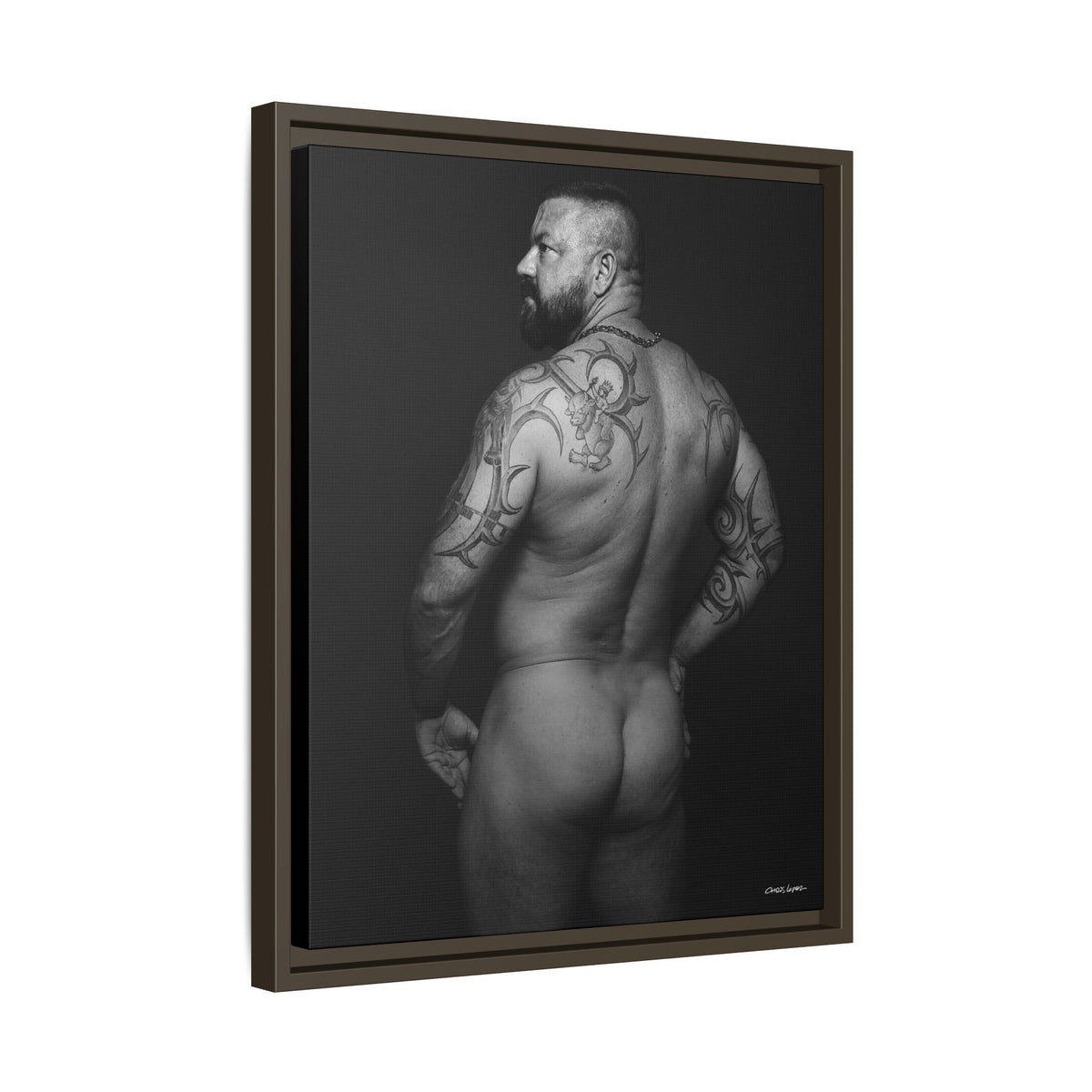 Chris C, Matte Canvas, Framed (Multi-color)