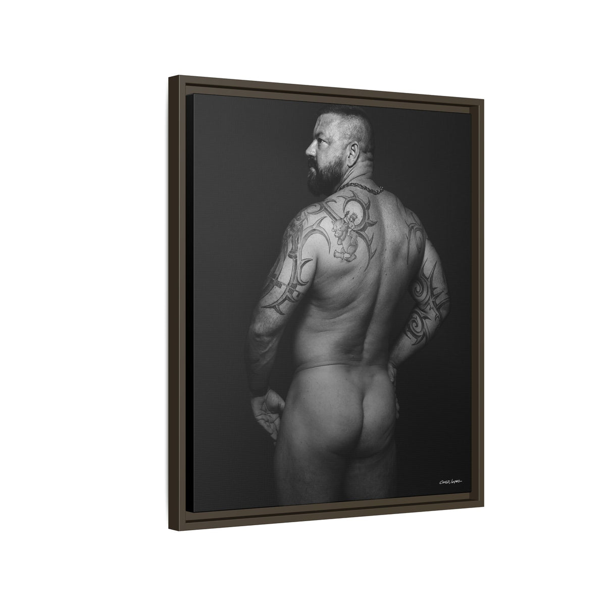Chris C, Matte Canvas, Framed (Multi-color)