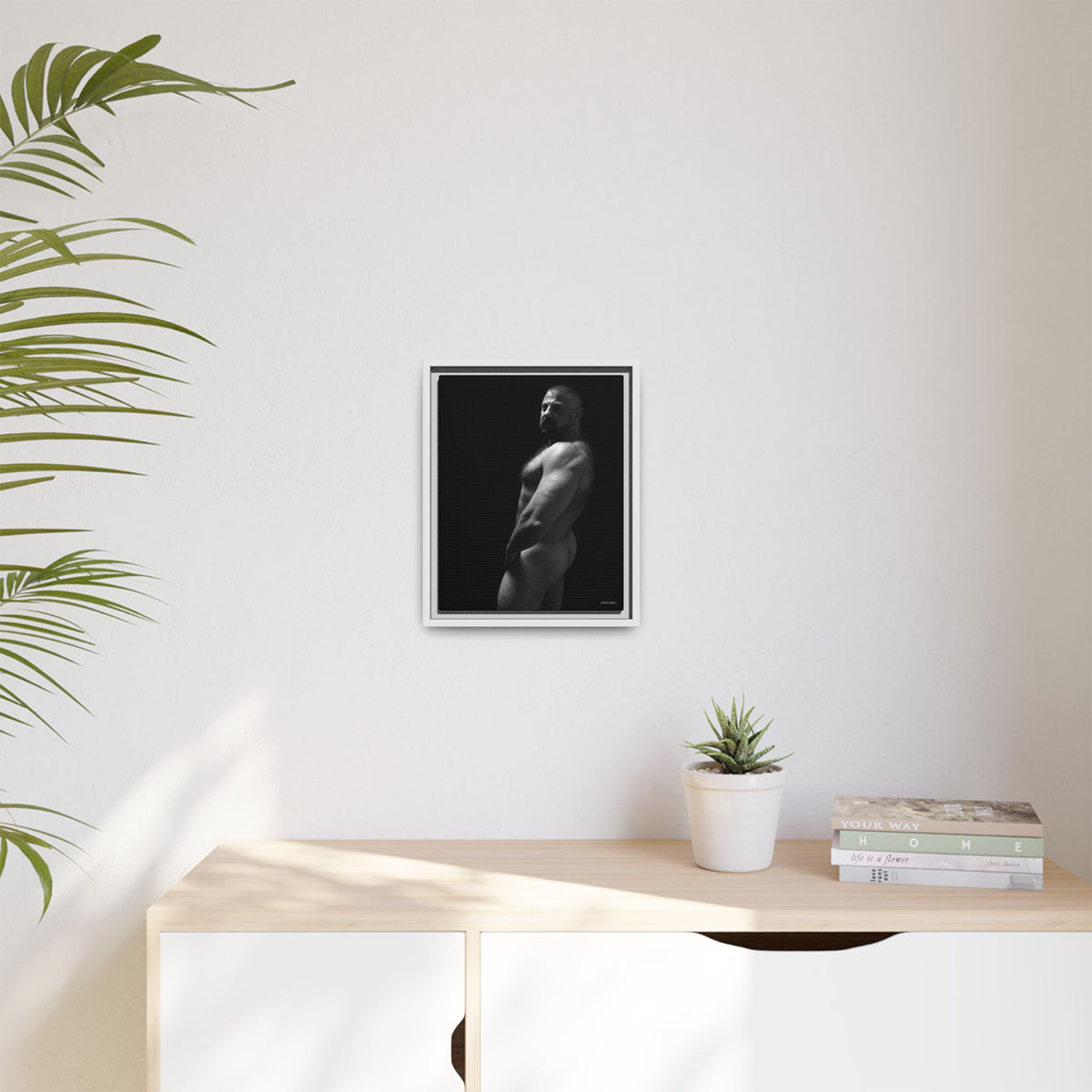 Bart, Giclee Print on Matte Canvas, Framed (Multi-color)