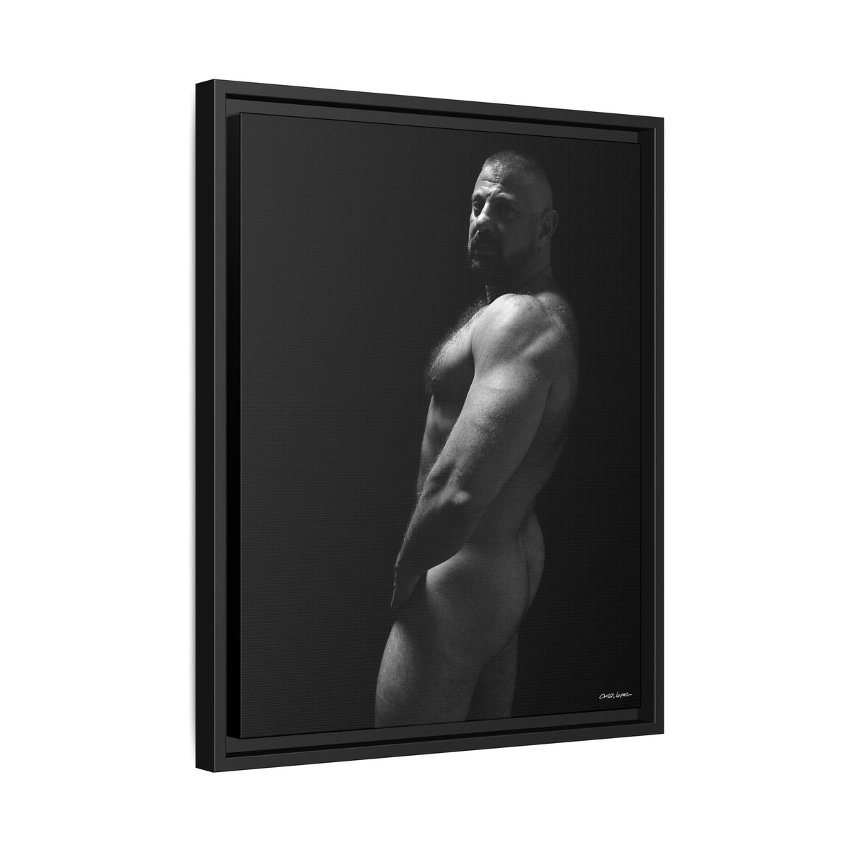 Bart, Giclee Print on Matte Canvas, Framed (Multi-color)