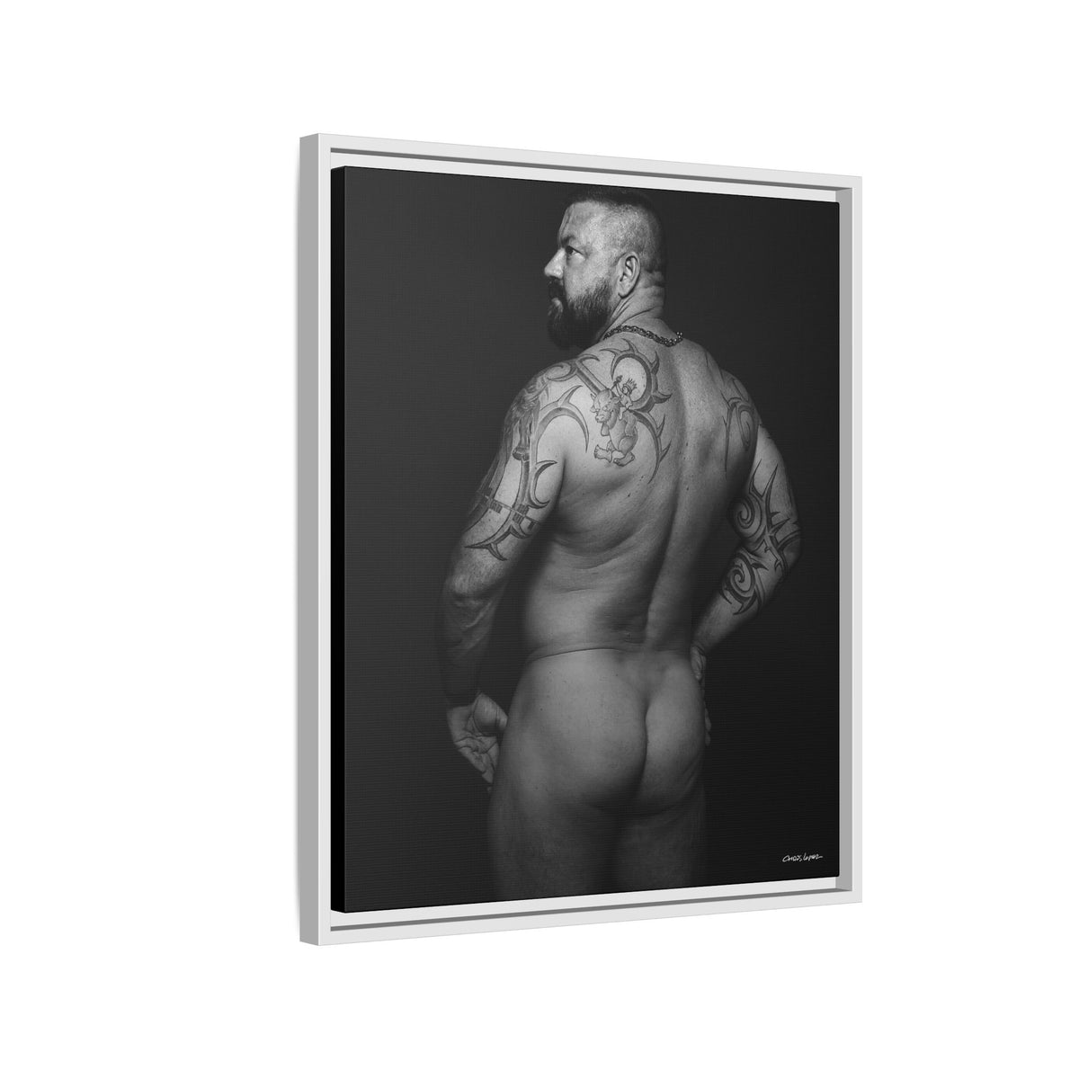 Chris C, Matte Canvas, Framed (Multi-color)
