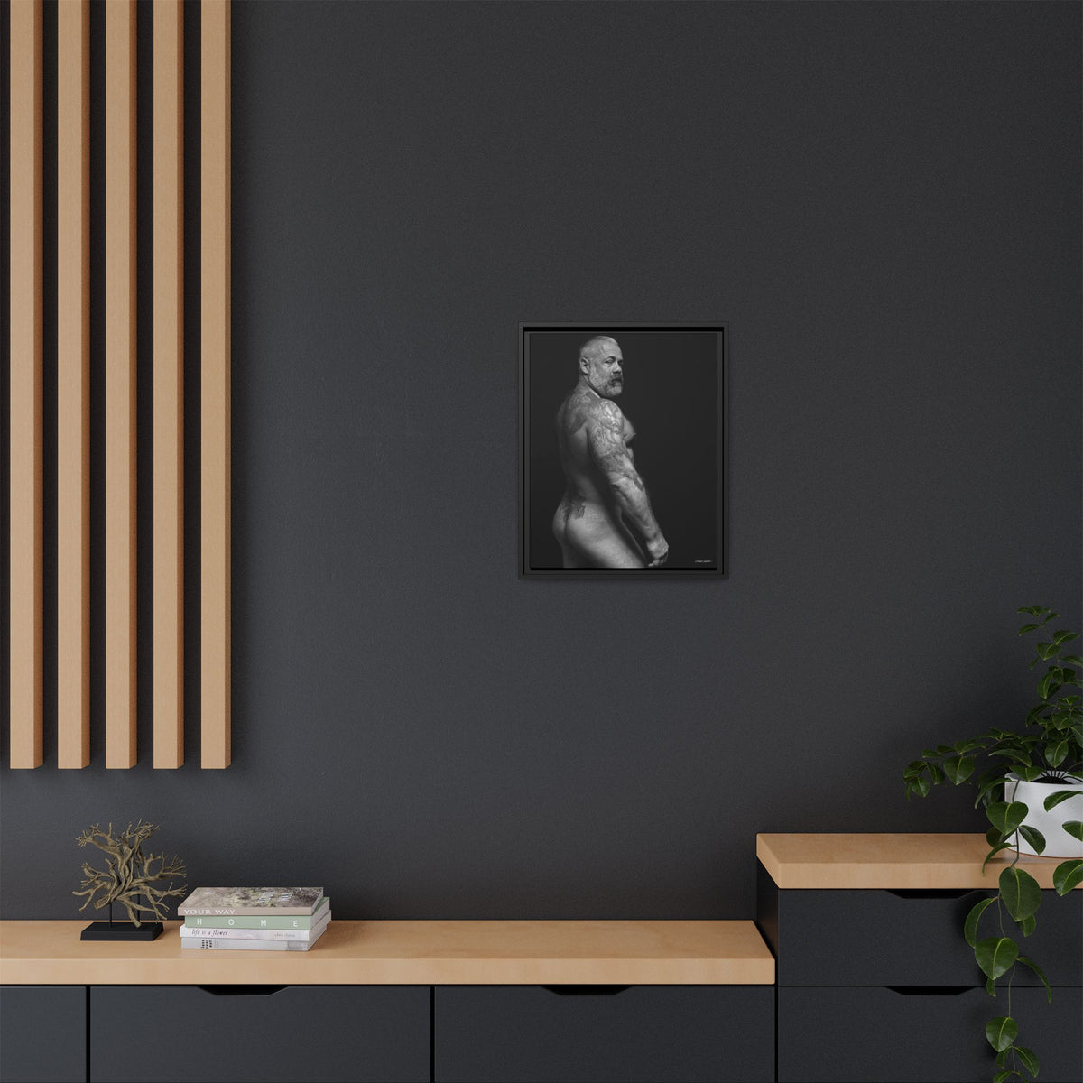 David C. Matte Canvas, Framed (Multi-color)