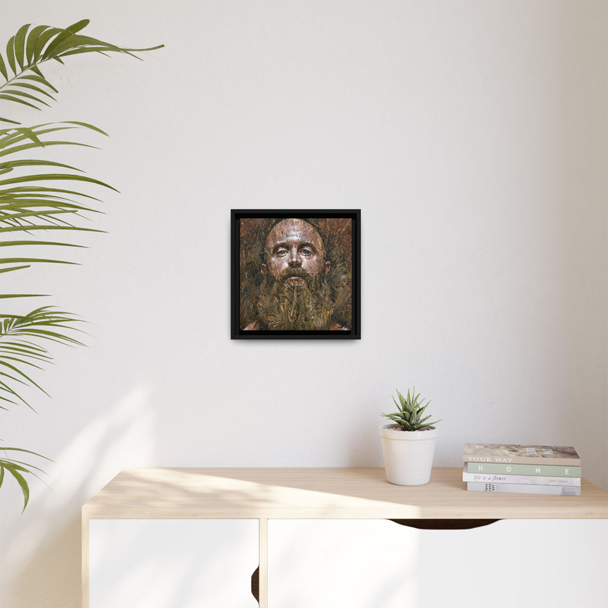Silence 5, Matte Canvas, Framed (Multi-color)