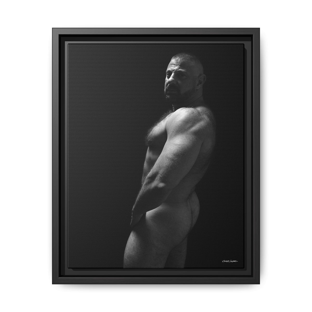 Bart, Giclee Print on Matte Canvas, Framed (Multi-color)