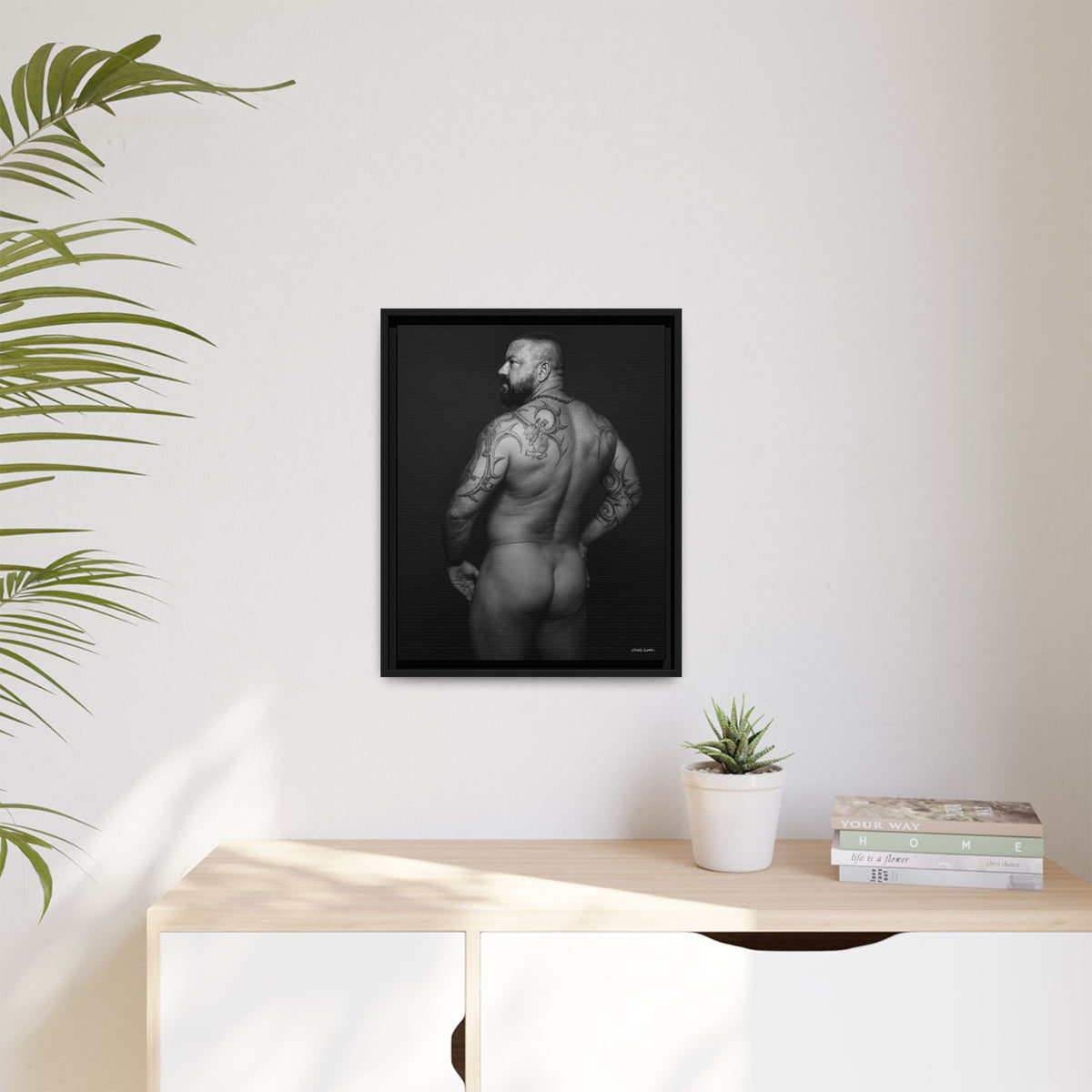Chris C, Matte Canvas, Framed (Multi-color)