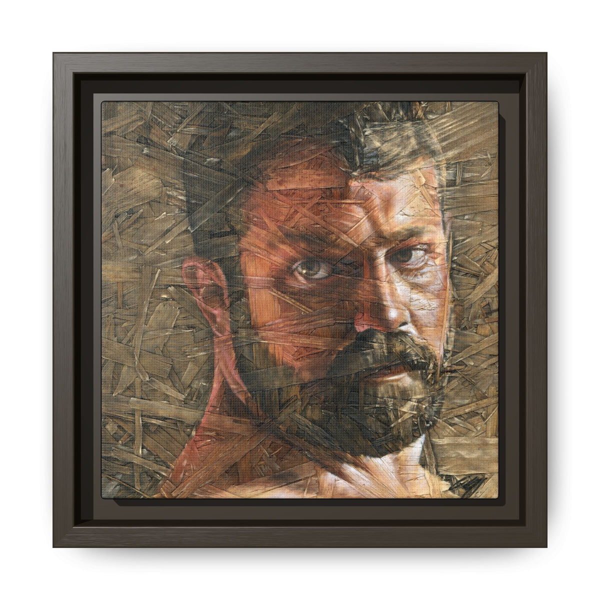 Silence 7, Matte Canvas, Framed (Multi-color)