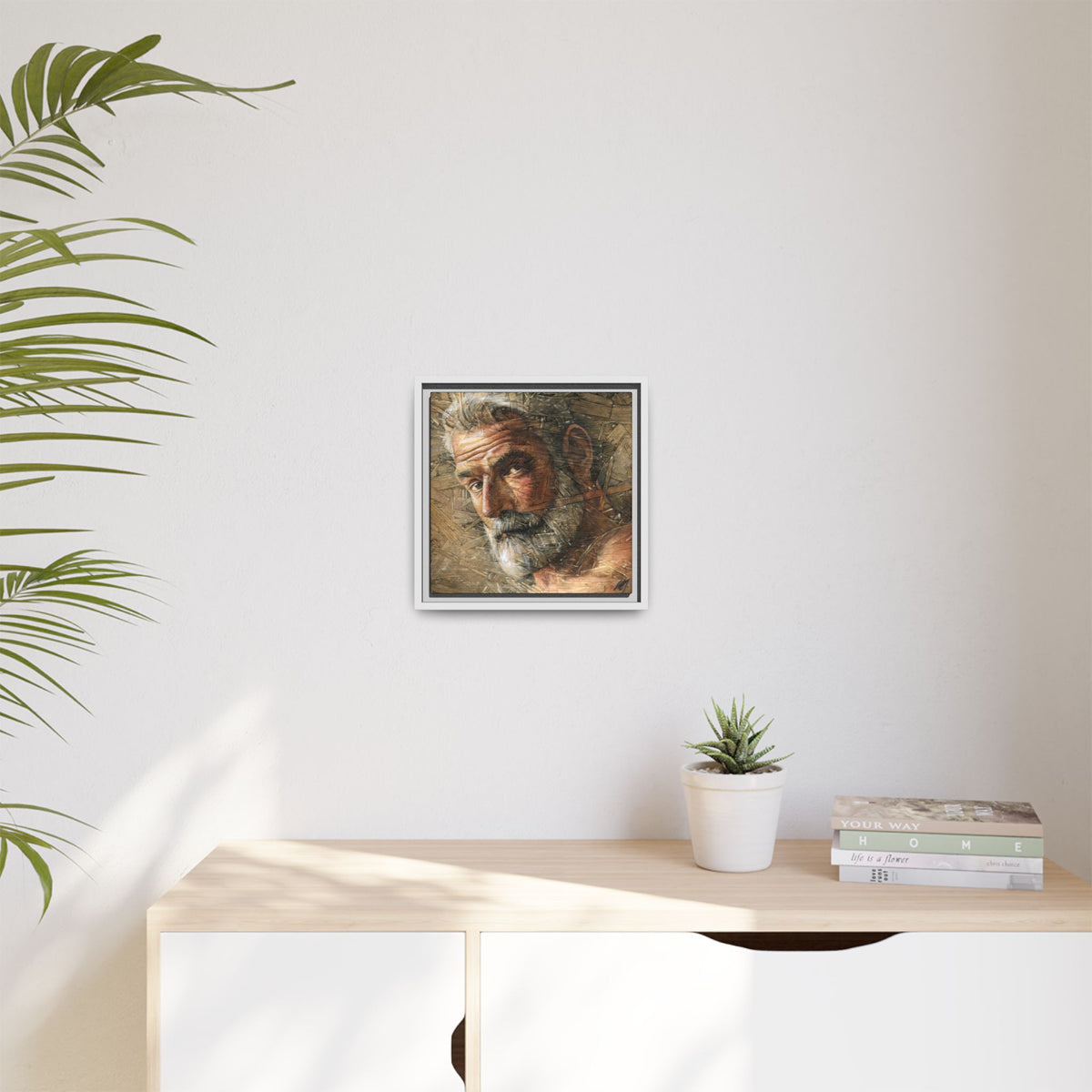 Silence 6, Matte Canvas, Framed (Multi-color)