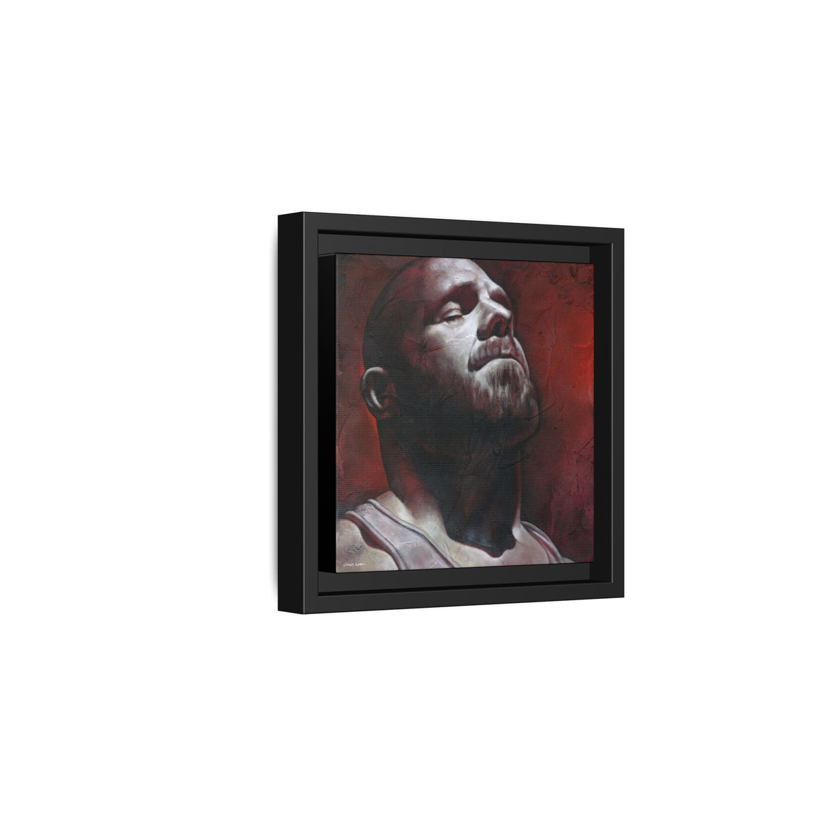 In the Darkness 5, Matte Canvas, Framed (Multi-color)