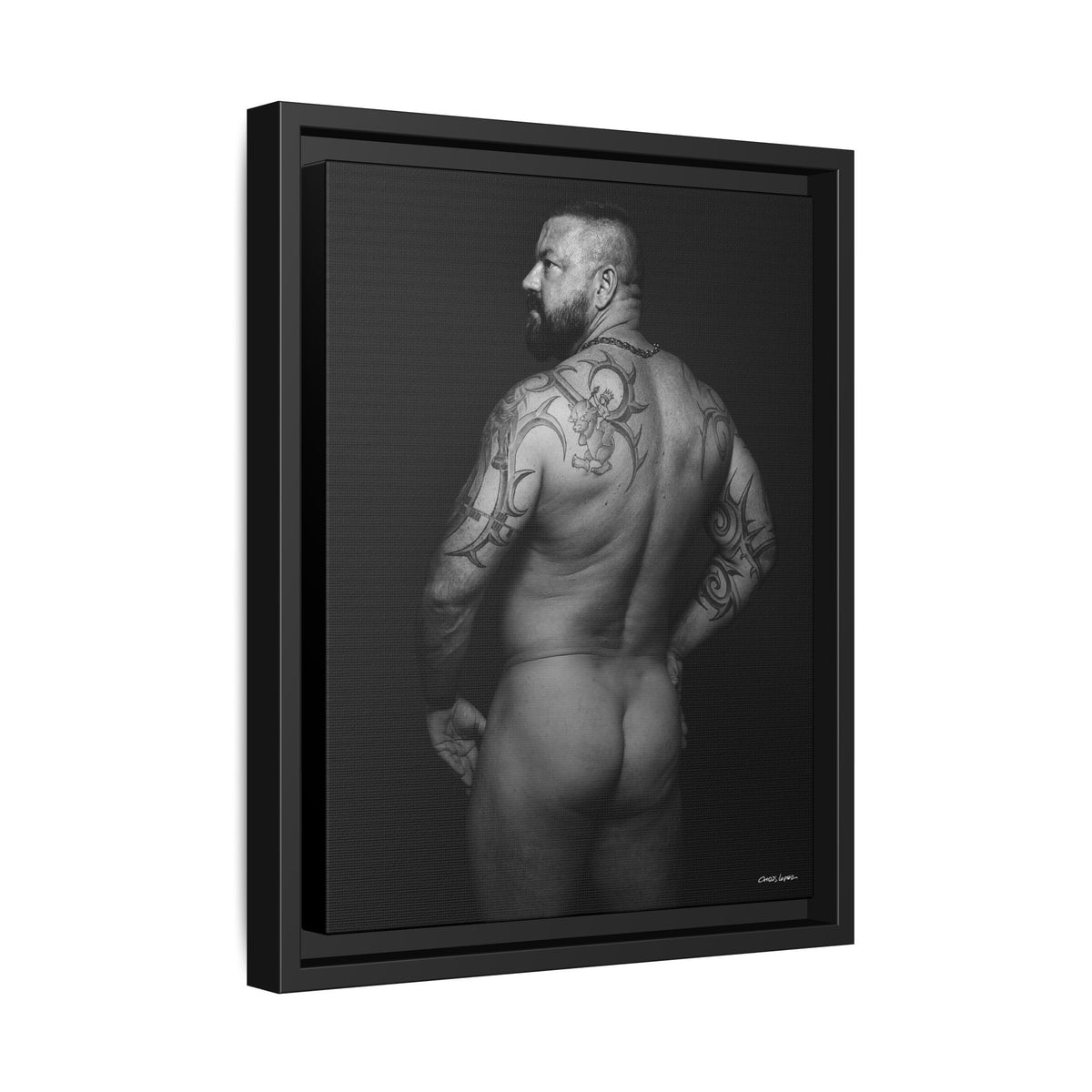 Chris C, Matte Canvas, Framed (Multi-color)