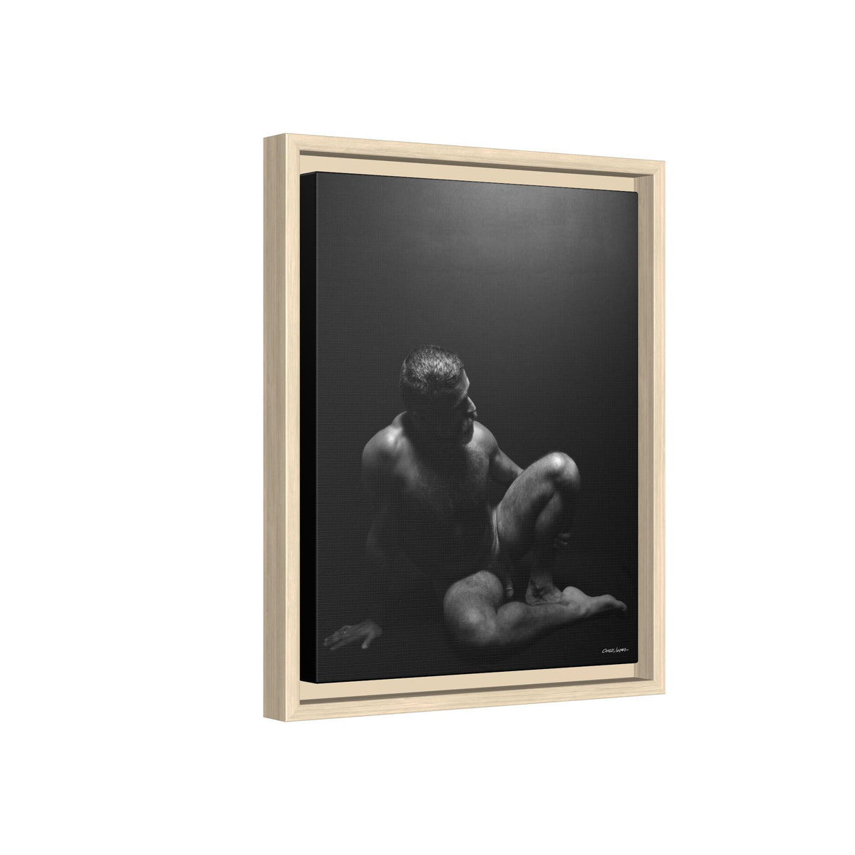 John, Giclee Print on Matte Canvas, Framed (Multi-color)