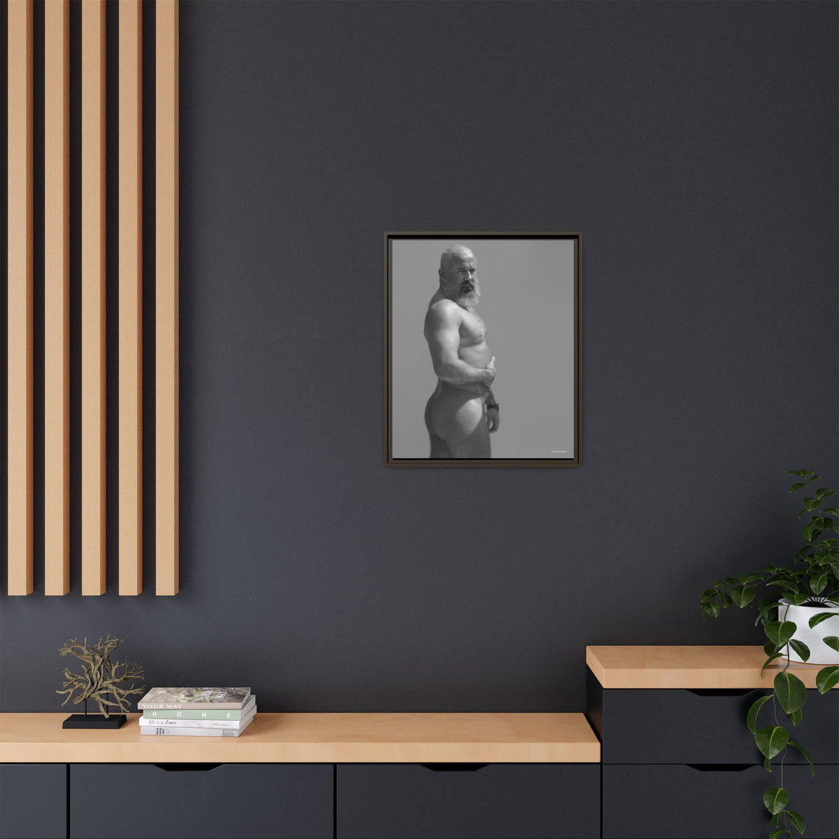 Andrey, Giclee Print on Matte Canvas, Framed (Multi-color)