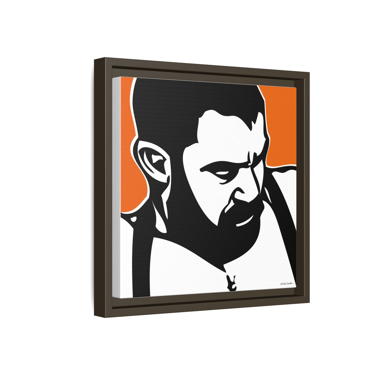 Suspenders, Matte Canvas, Framed (Multi-color)