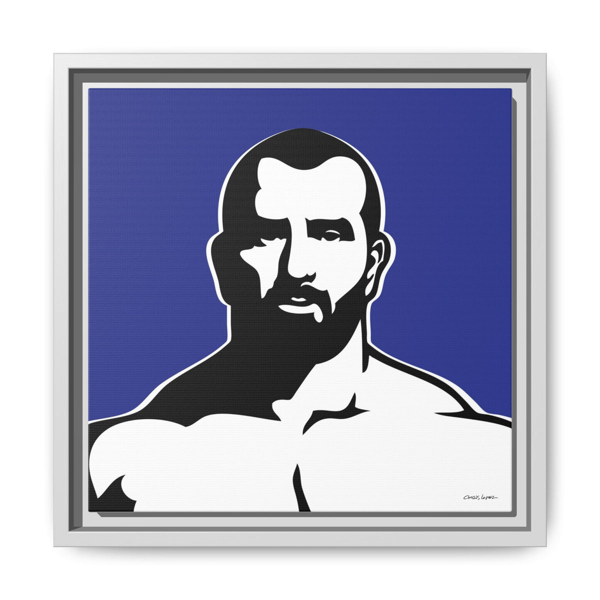 Muscle, Giclee Print on Matte Canvas, Framed (Multi-color)