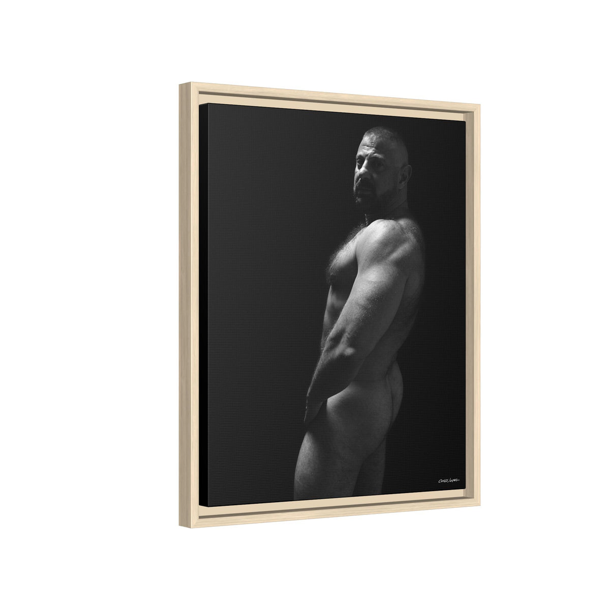 Bart, Giclee Print on Matte Canvas, Framed (Multi-color)