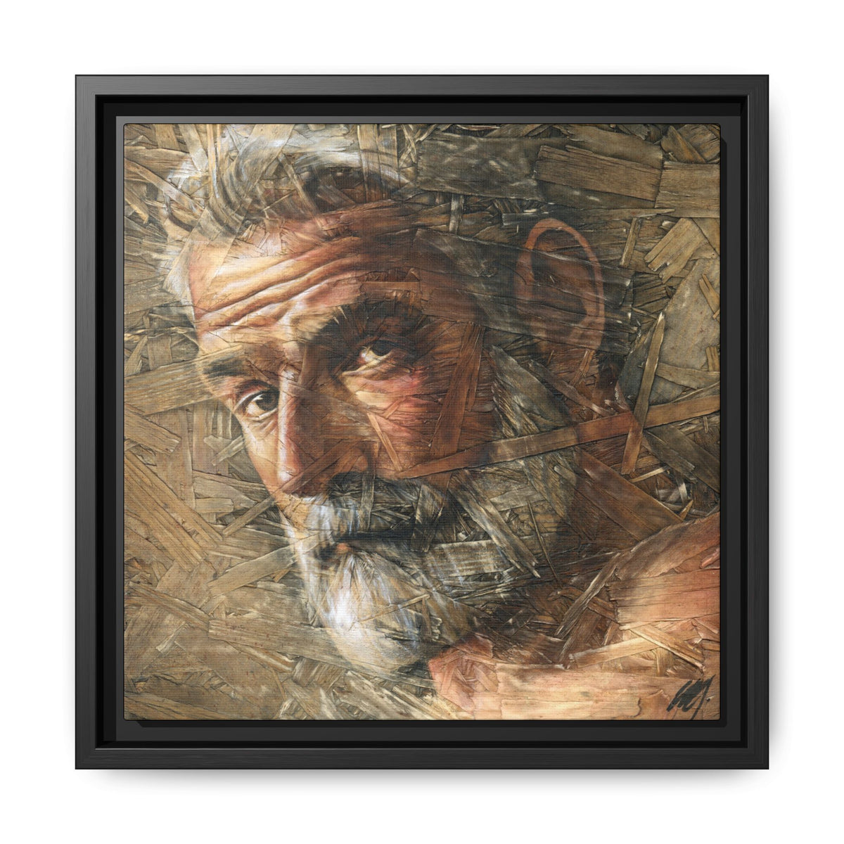 Silence 6, Matte Canvas, Framed (Multi-color)