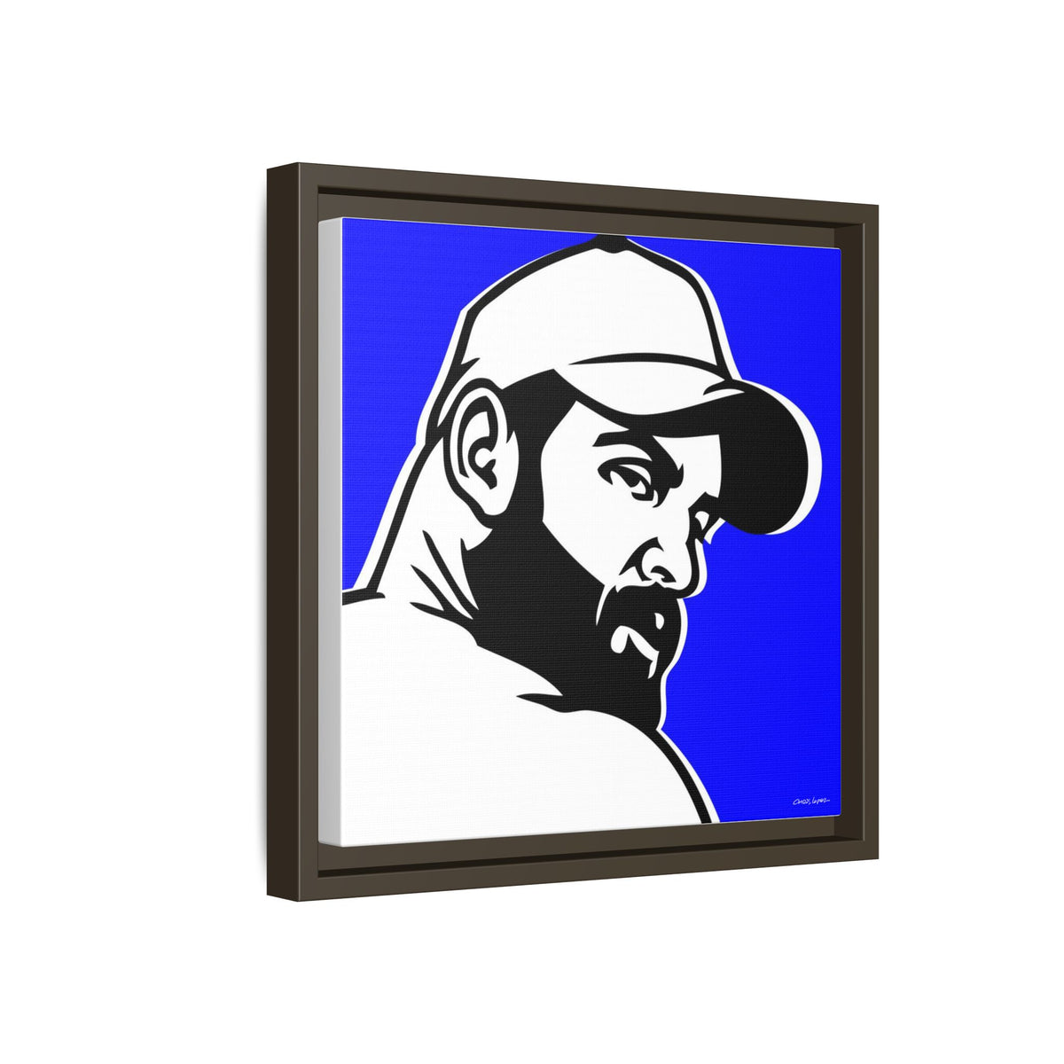 Trucker, Matte Canvas, Framed (Multi-color)