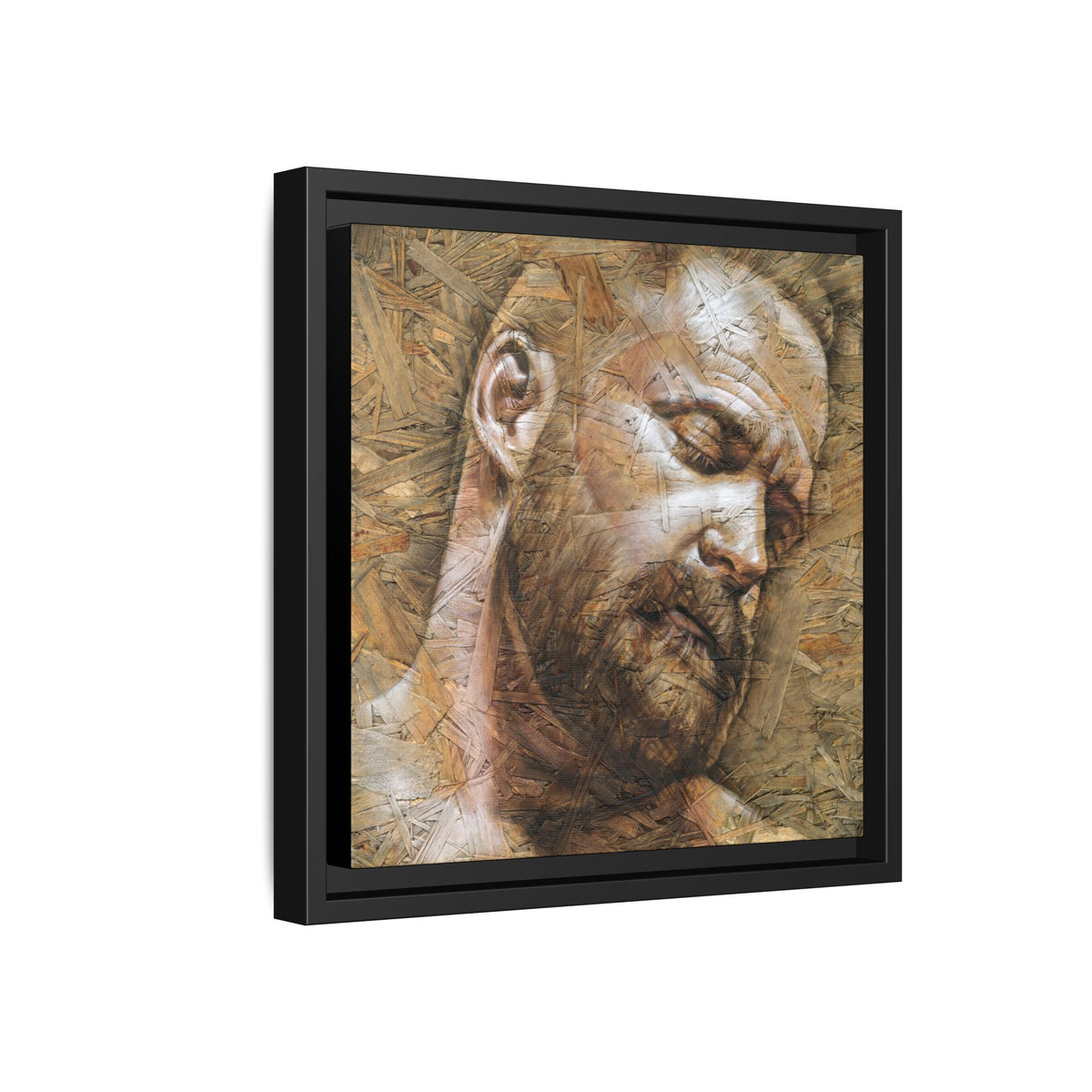 Silence, Matte Canvas, Framed (Multi-color)