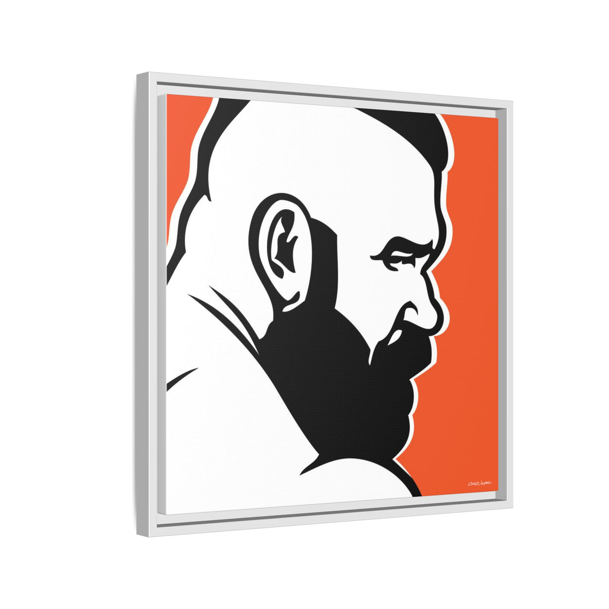 Brute, Matte Canvas, Framed (Multi-color)