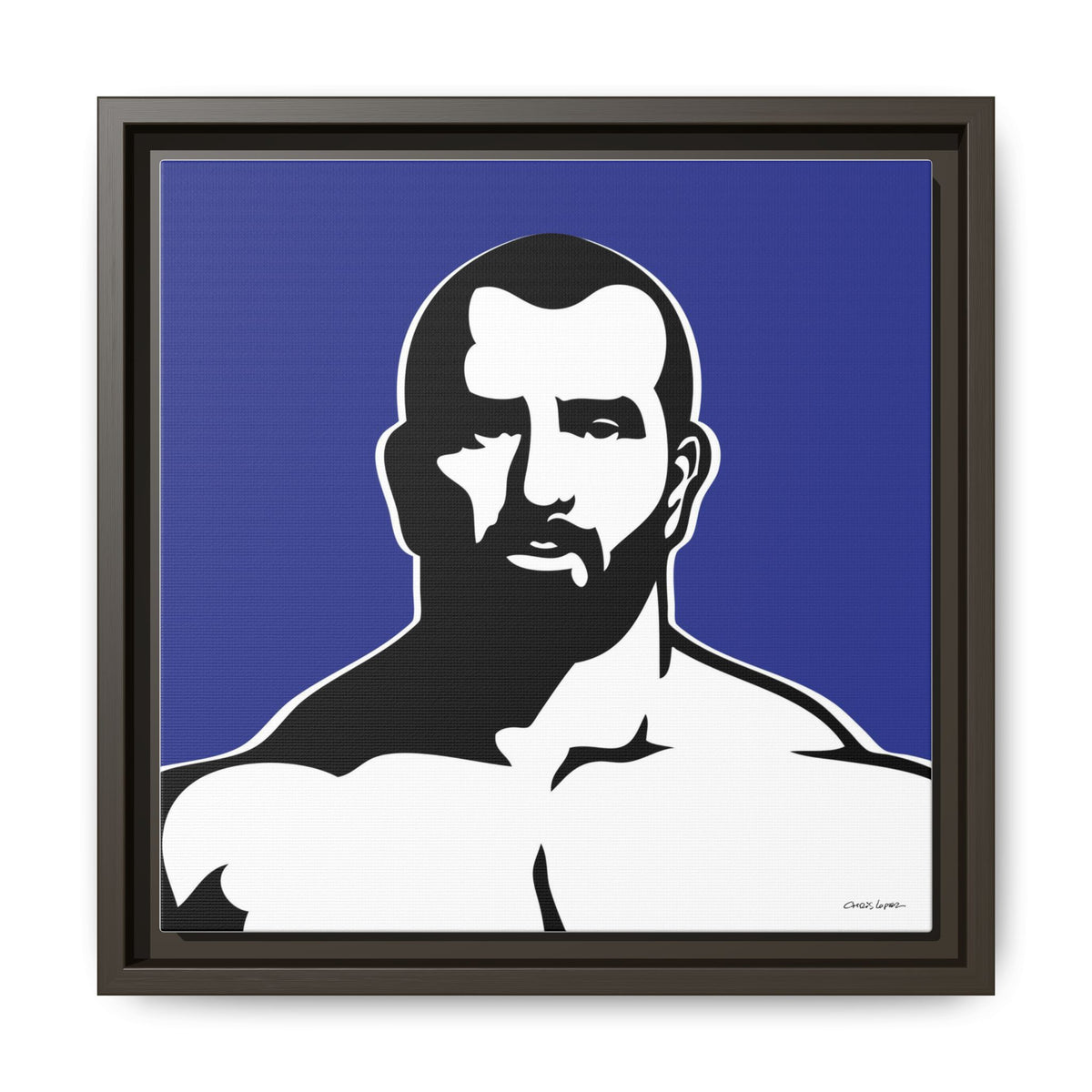 Muscle, Giclee Print on Matte Canvas, Framed (Multi-color)