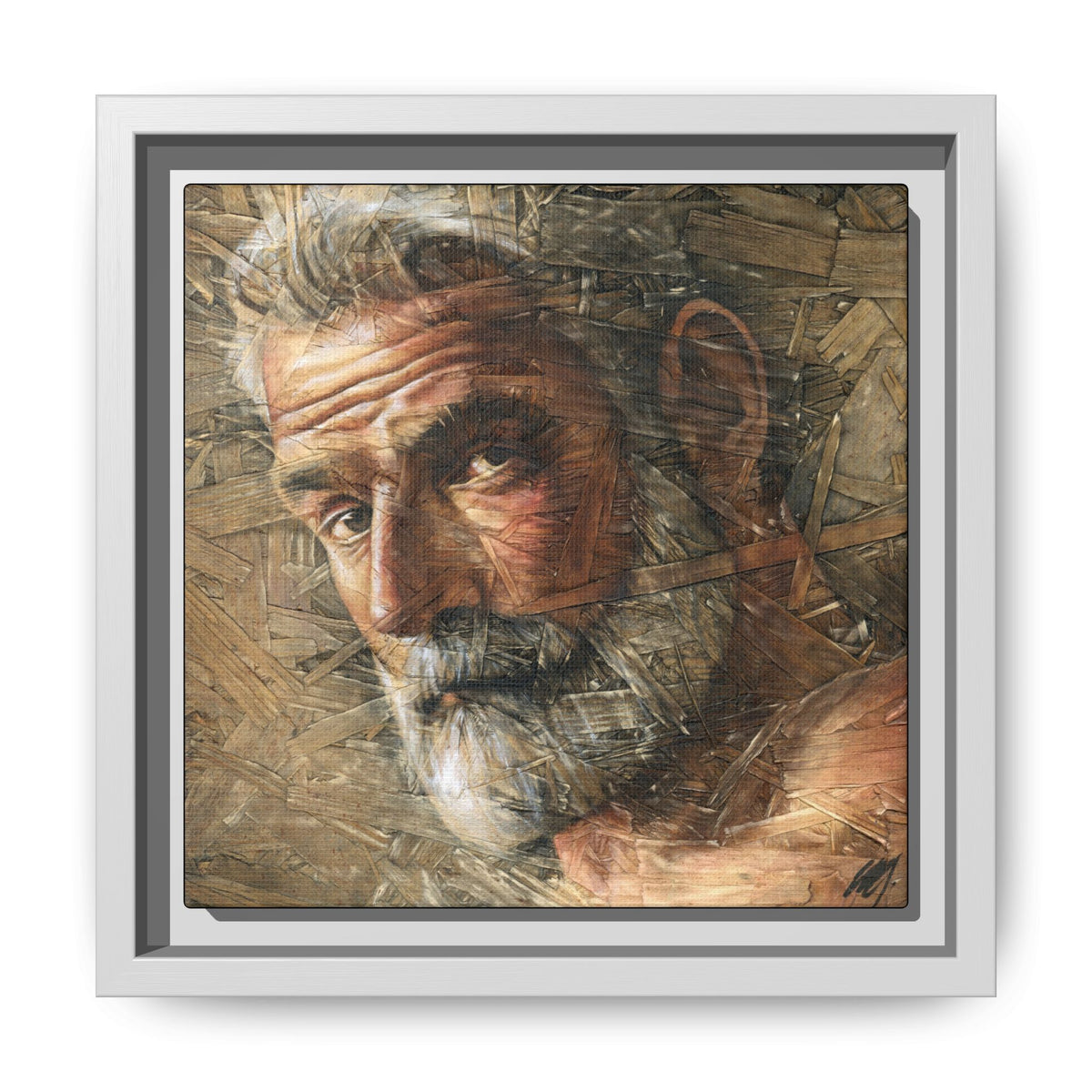 Silence 6, Matte Canvas, Framed (Multi-color)
