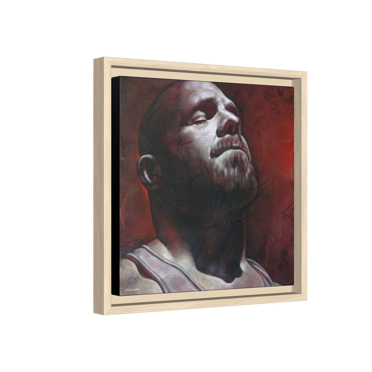 In the Darkness 5, Matte Canvas, Framed (Multi-color)