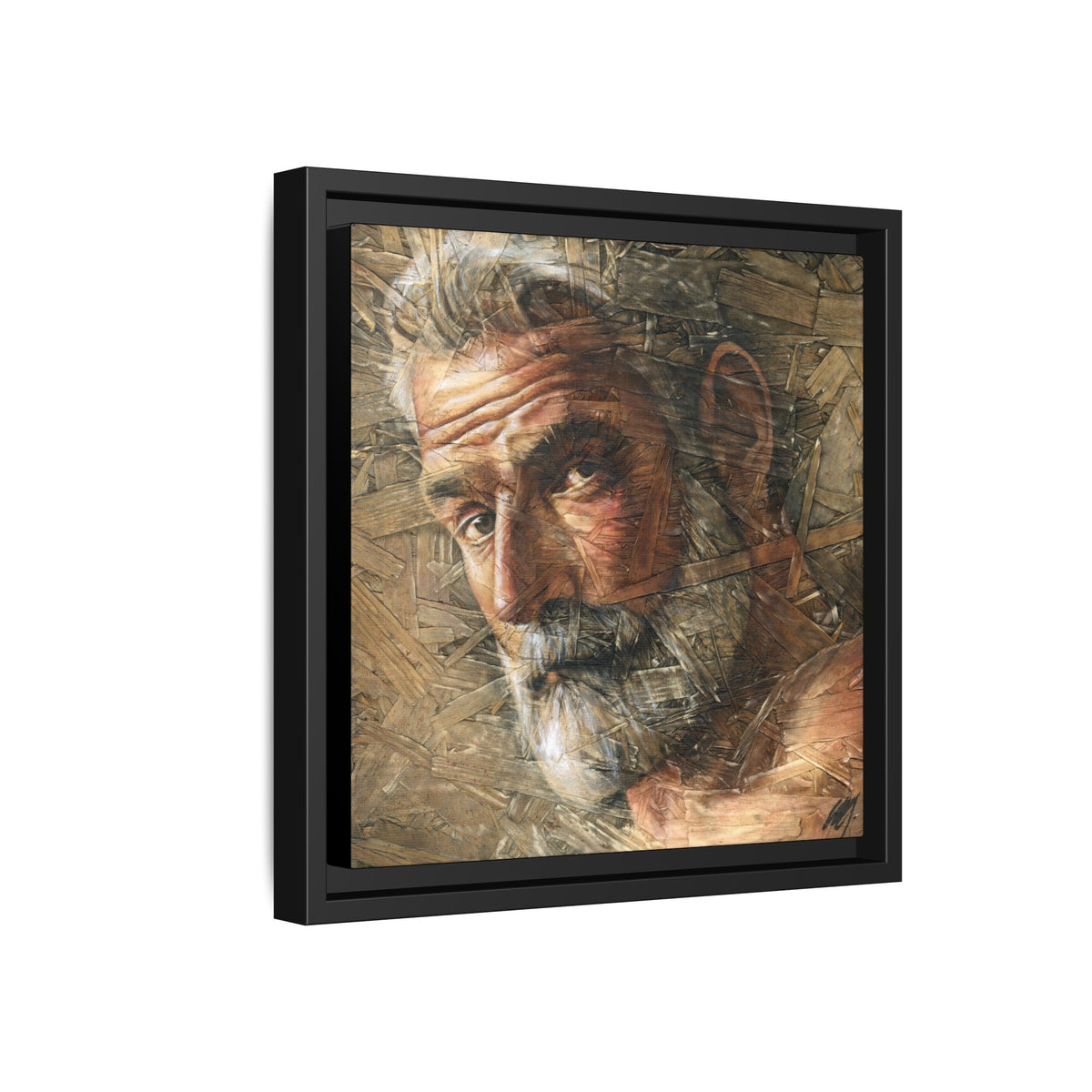 Silence 6, Matte Canvas, Framed (Multi-color)