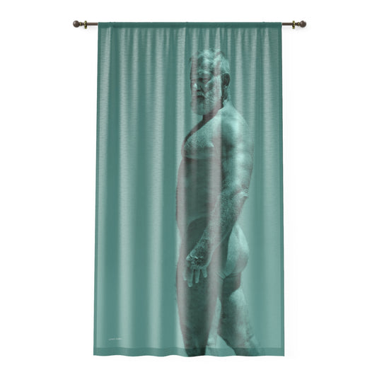 Joe 4, Textured Sheer Window Curtain