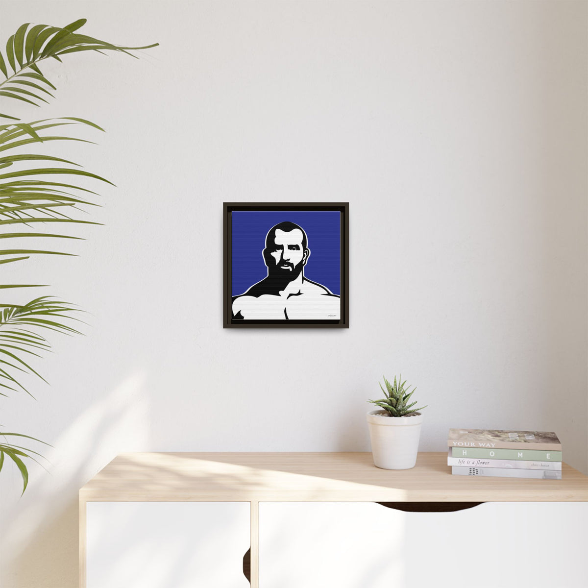 Muscle, Giclee Print on Matte Canvas, Framed (Multi-color)