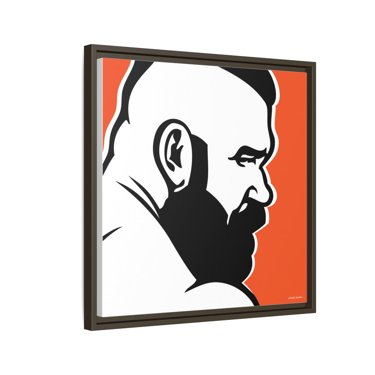 Brute, Matte Canvas, Framed (Multi-color)
