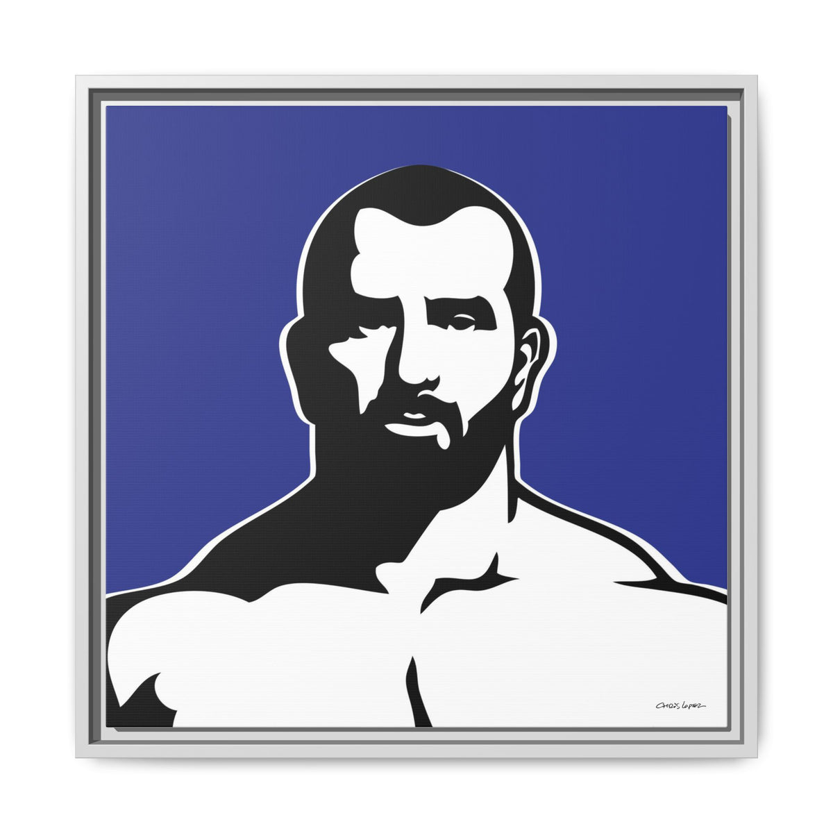 Muscle, Giclee Print on Matte Canvas, Framed (Multi-color)
