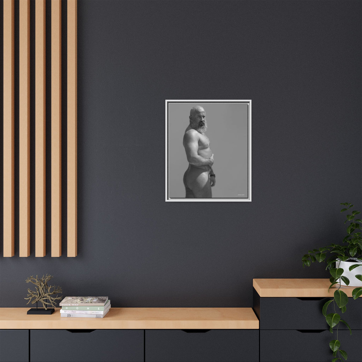 Andrey, Giclee Print on Matte Canvas, Framed (Multi-color)