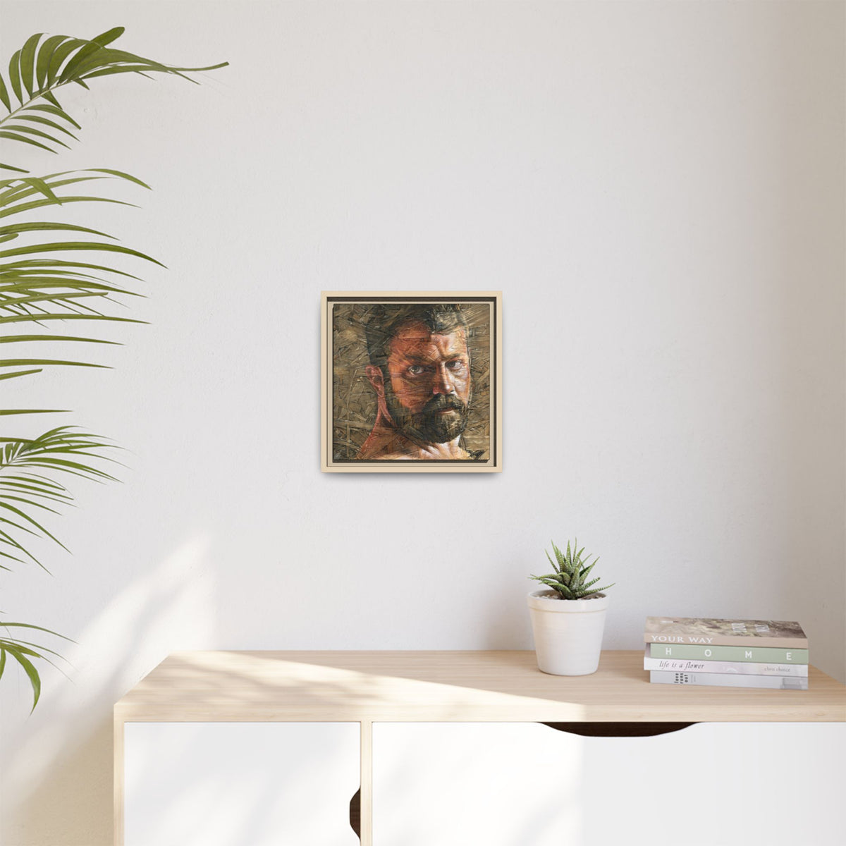 Silence 7, Matte Canvas, Framed (Multi-color)