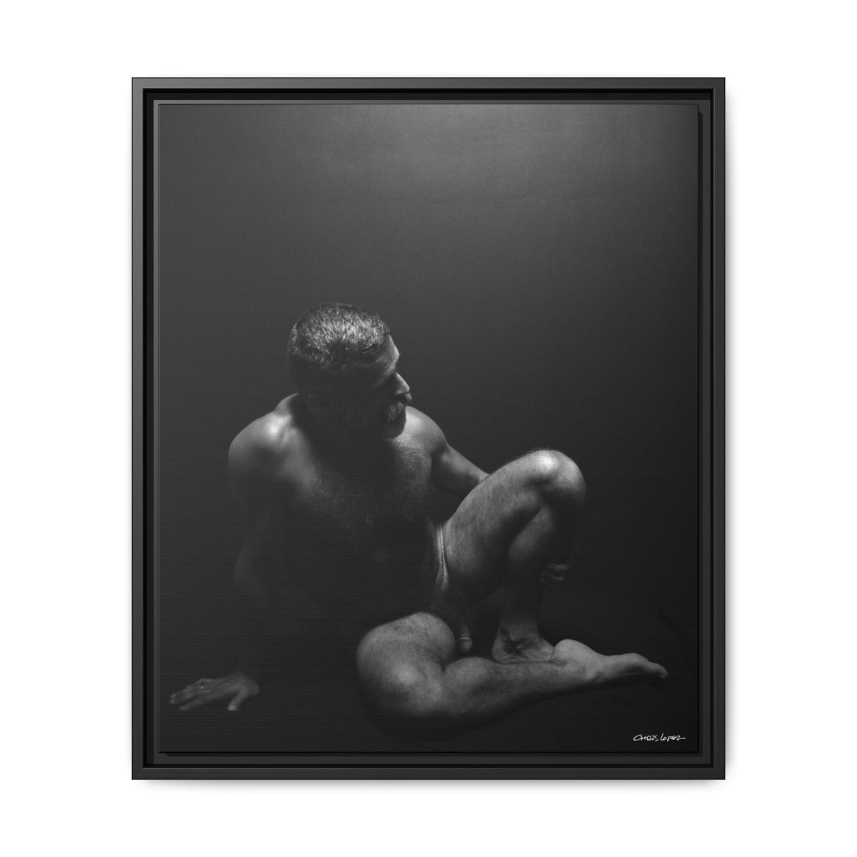 John, Giclee Print on Matte Canvas, Framed (Multi-color)