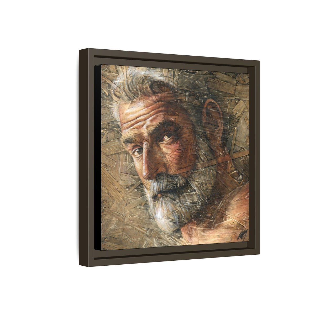Silence 6, Matte Canvas, Framed (Multi-color)