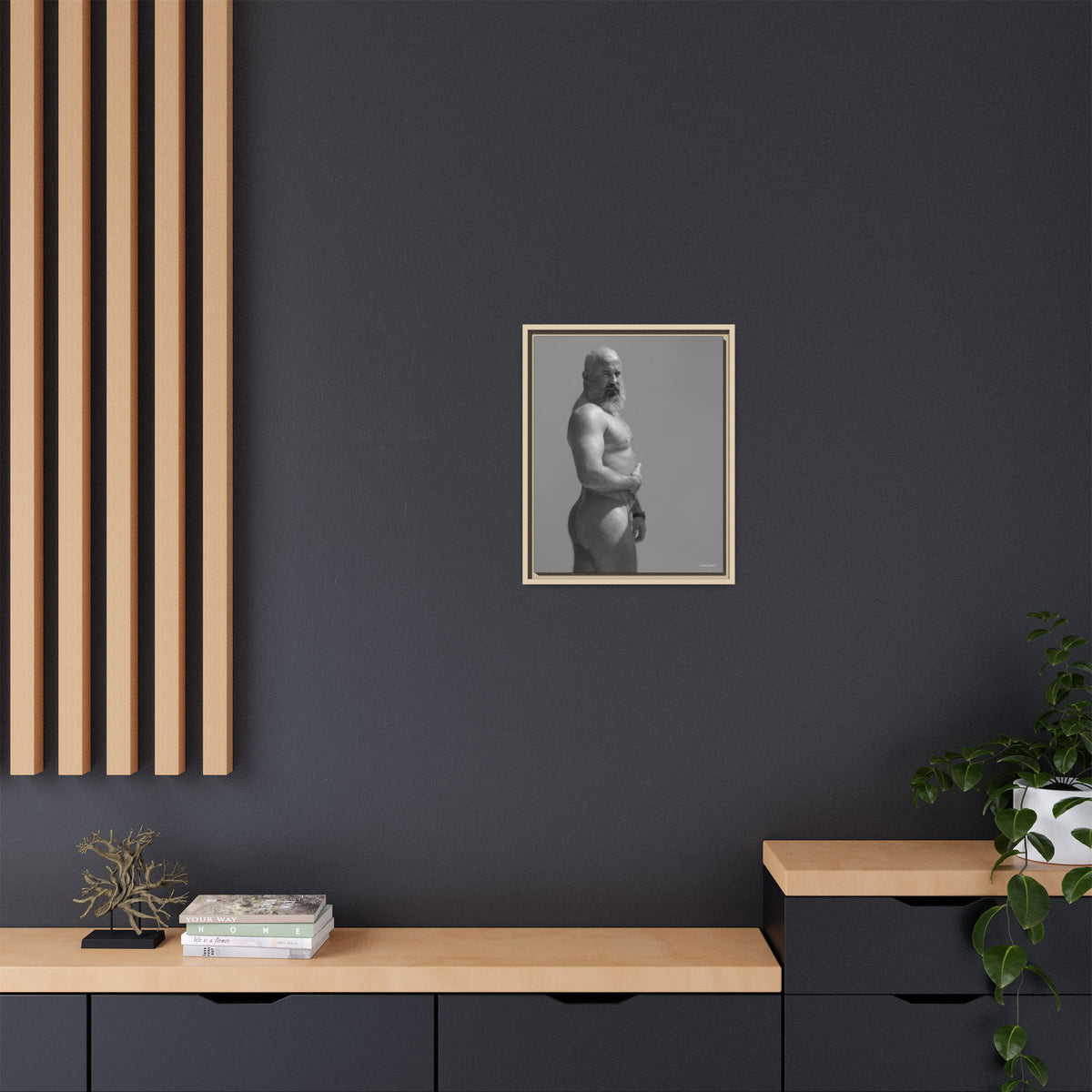 Andrey, Giclee Print on Matte Canvas, Framed (Multi-color)