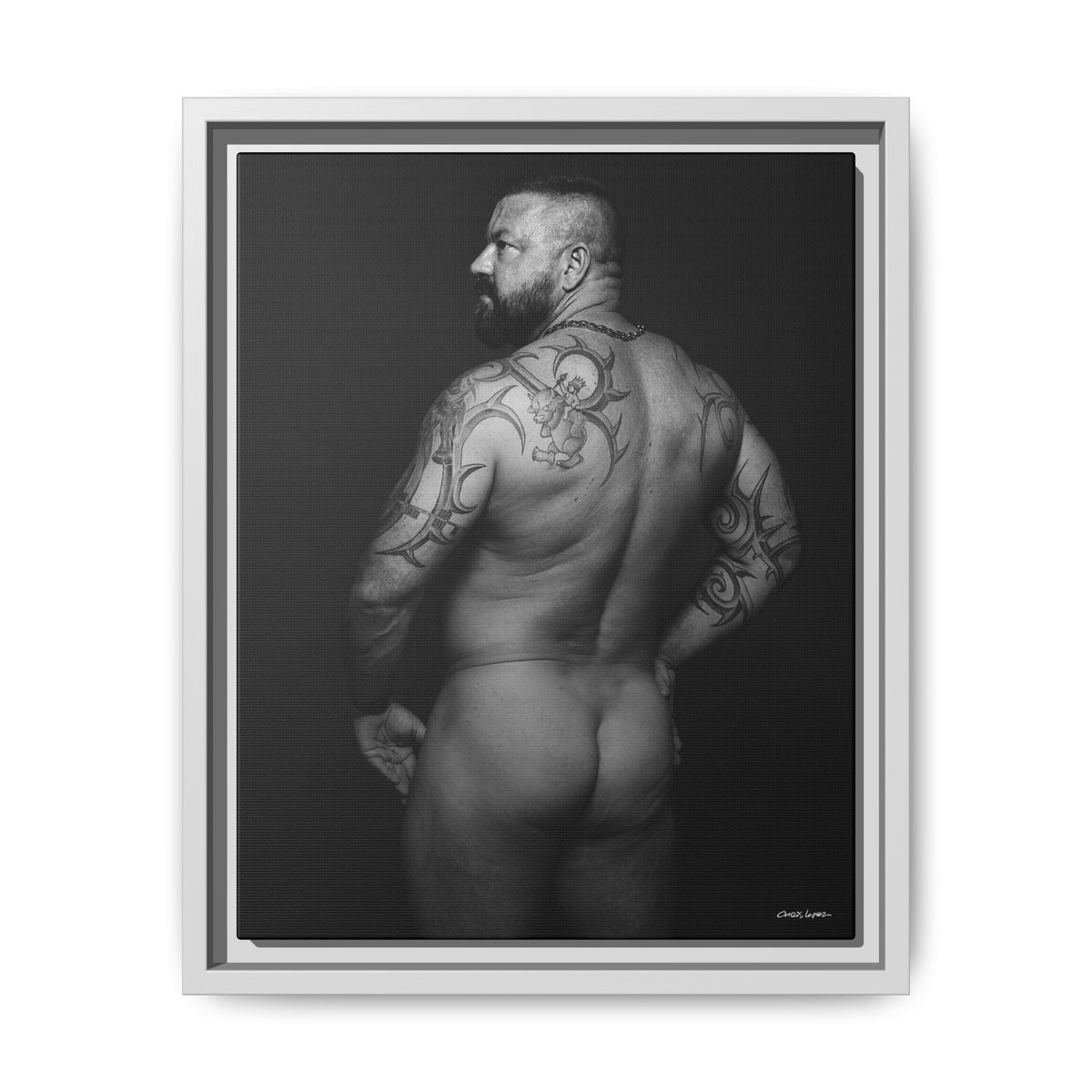 Chris C, Matte Canvas, Framed (Multi-color)
