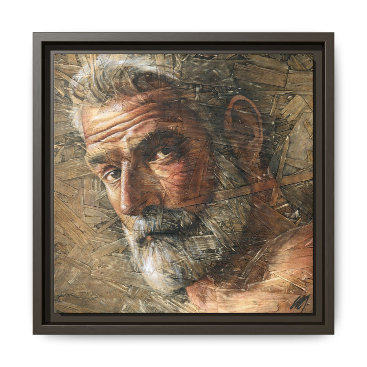 Silence 6, Matte Canvas, Framed (Multi-color)