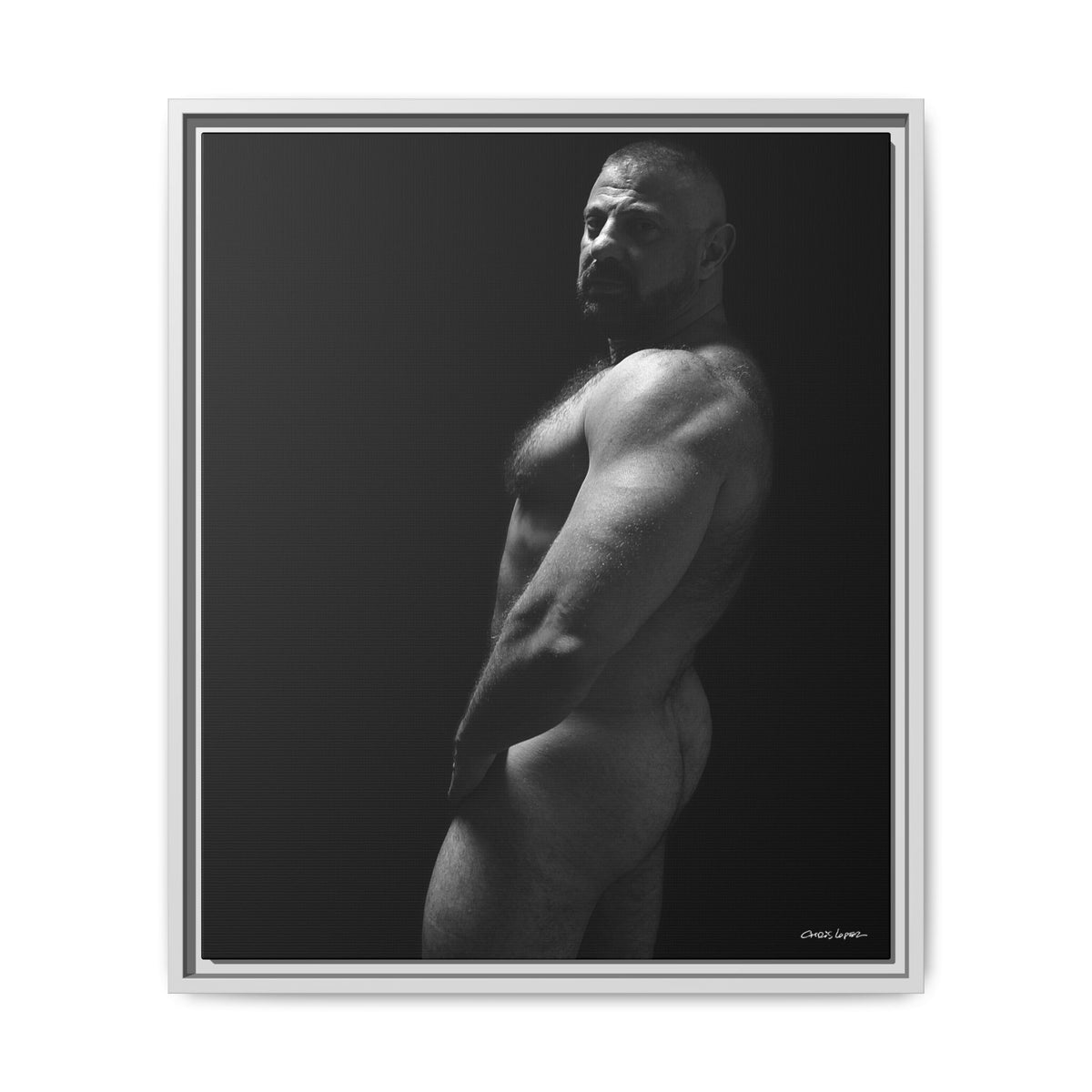 Bart, Giclee Print on Matte Canvas, Framed (Multi-color)