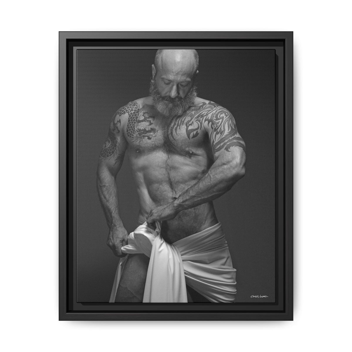 Barclay 1, Giclee print on Matte Canvas, Framed (Multi-color)
