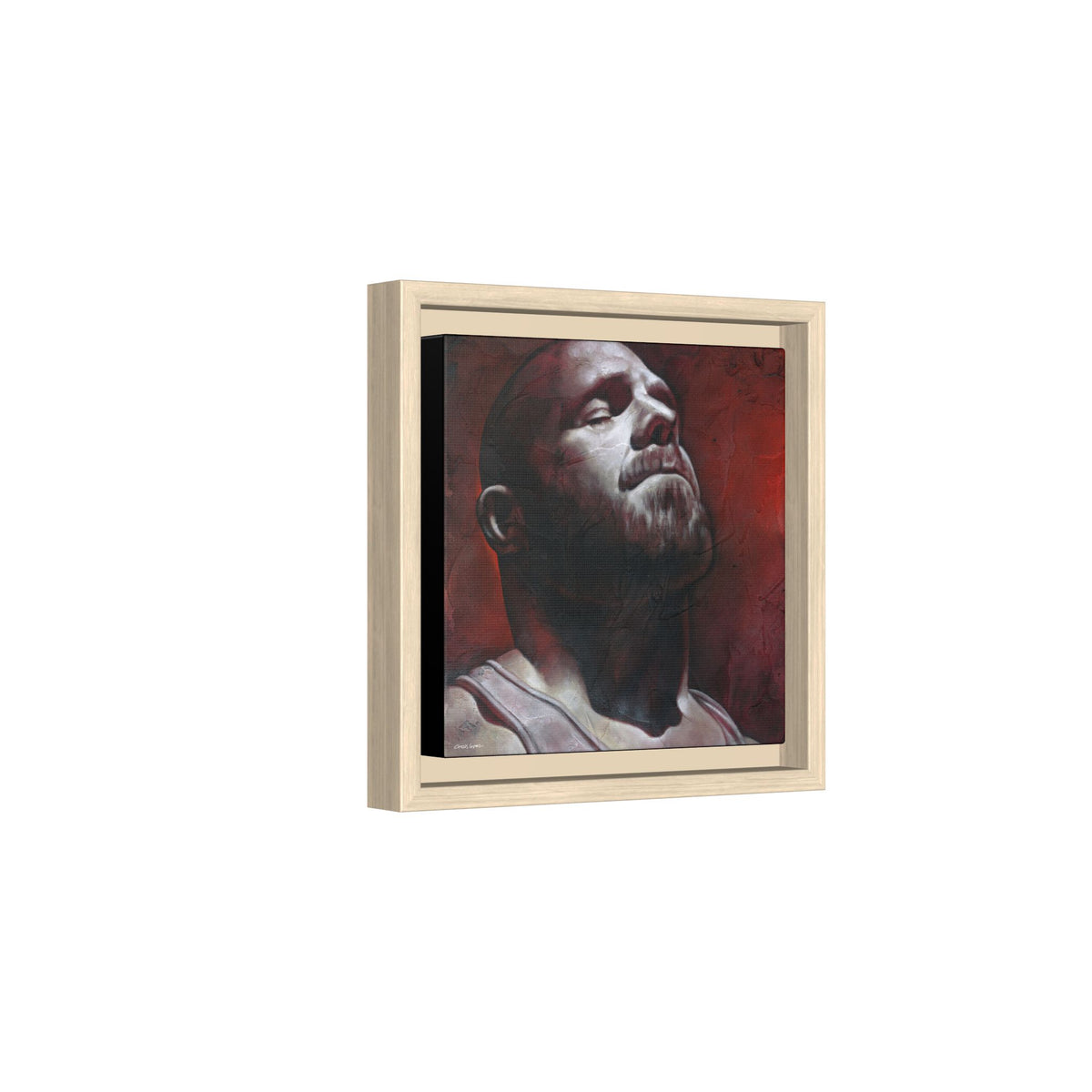 In the Darkness 5, Matte Canvas, Framed (Multi-color)