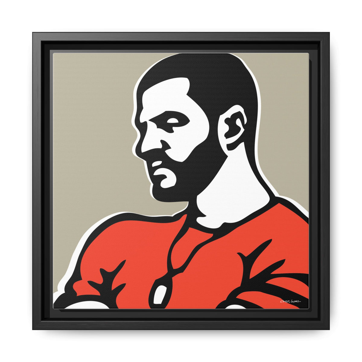 Cub, Matte Canvas, Framed (Multi-color)
