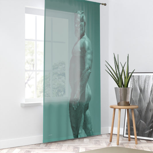 Joe 4, Textured Sheer Window Curtain