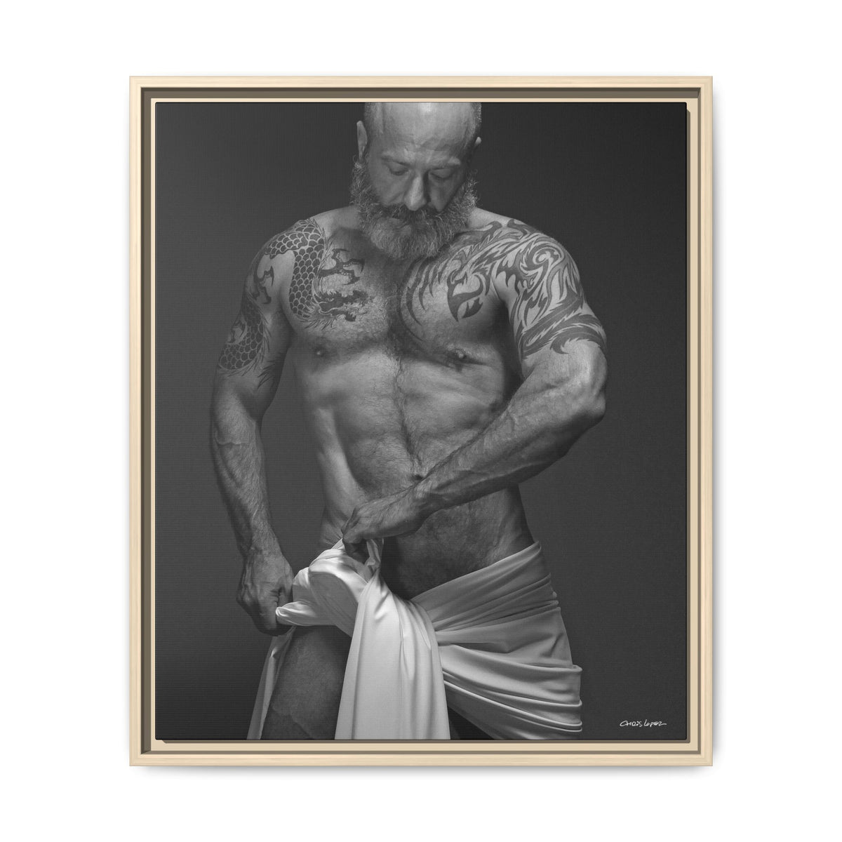 Barclay 1, Giclee print on Matte Canvas, Framed (Multi-color)