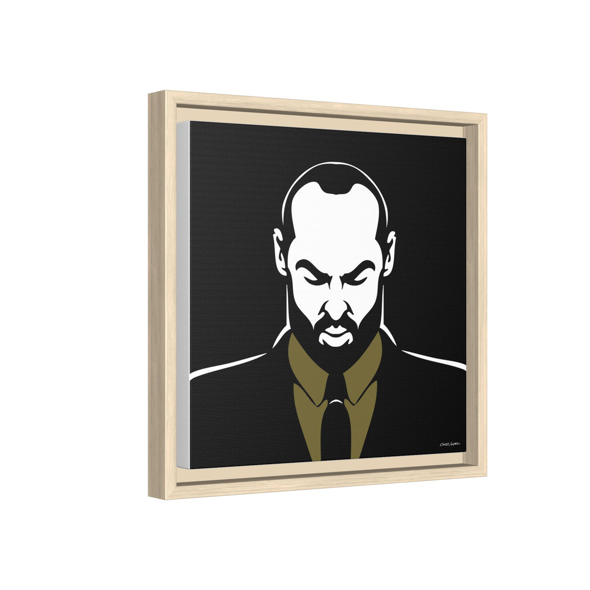 Suit, Giclee Print on Matte Canvas, Framed (Multi-color)
