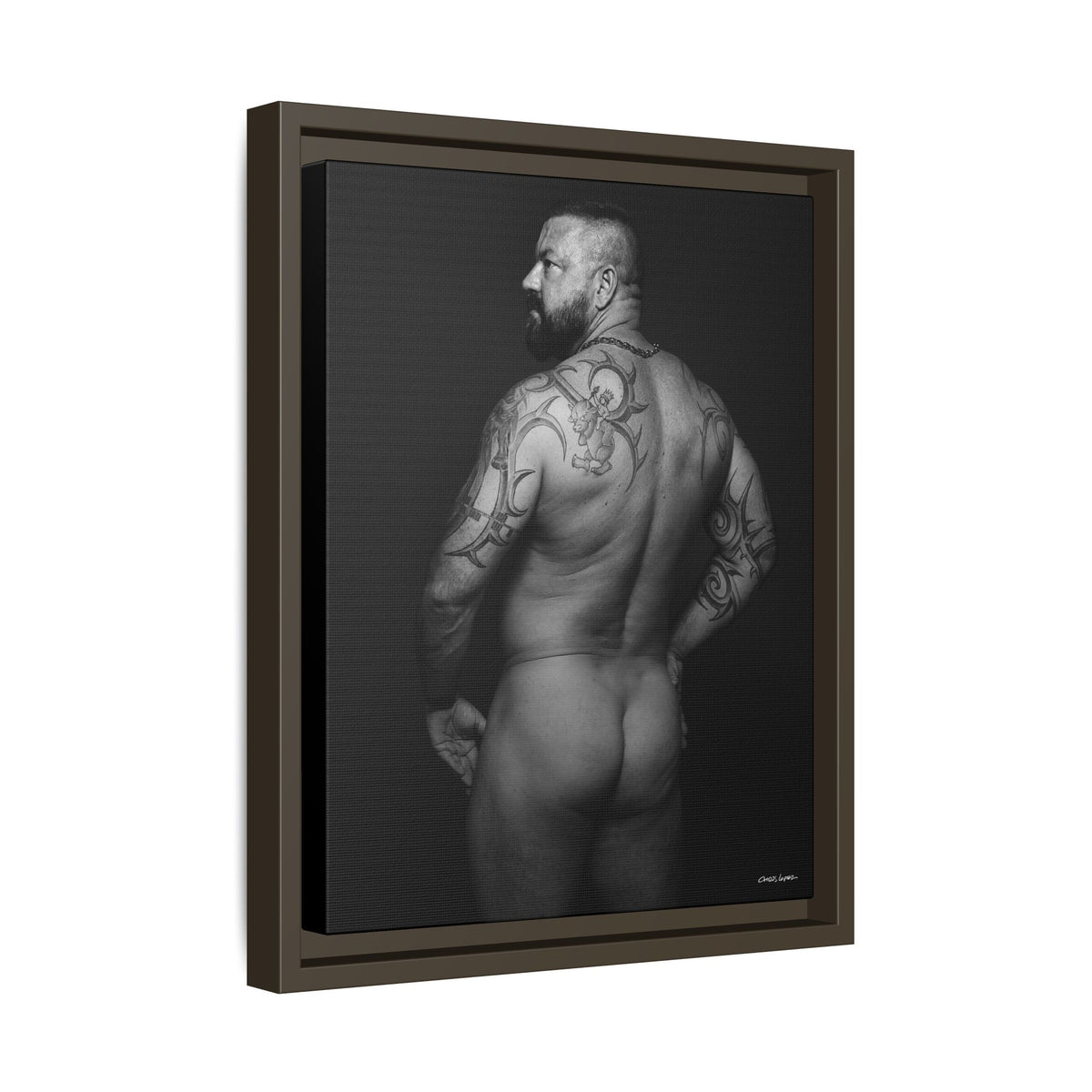 Chris C, Matte Canvas, Framed (Multi-color)