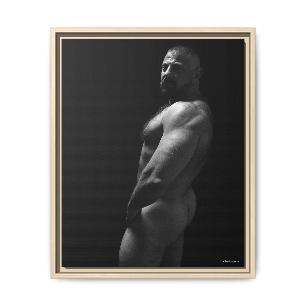Bart, Giclee Print on Matte Canvas, Framed (Multi-color)