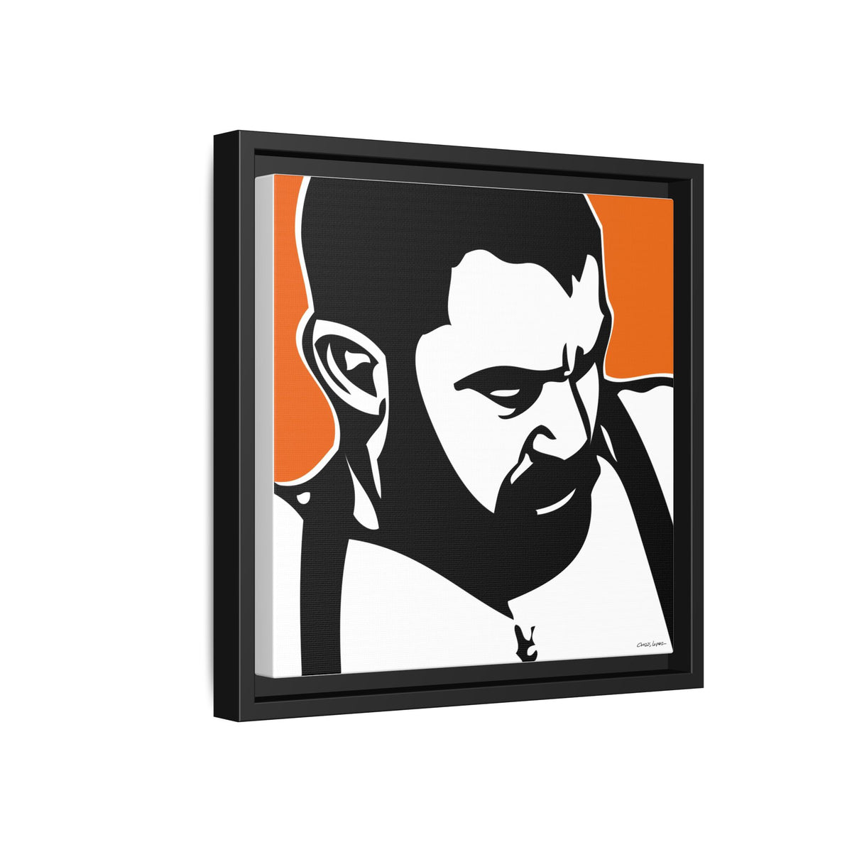 Suspenders, Matte Canvas, Framed (Multi-color)