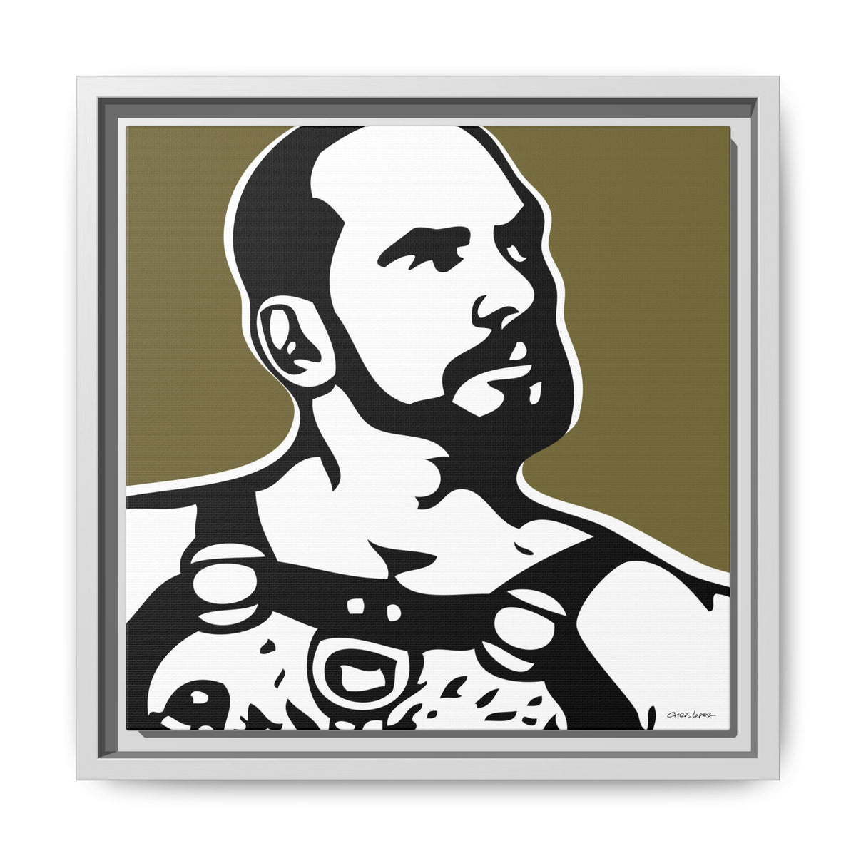 Harness, Giclee Print on Matte Canvas, Framed (Multi-color)